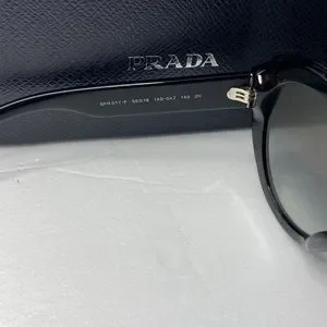 New - PRADA SPR 01Y 1AB-0A7 round frame with grey gradient lenses  Sunglasses Prada | Accessories | New Prada Spr Y 1ab0a7 Round Frame  main image 3